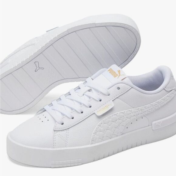 Puma Jada DBoss Sneakers- White/Team Gold - Picture 1 of 9
